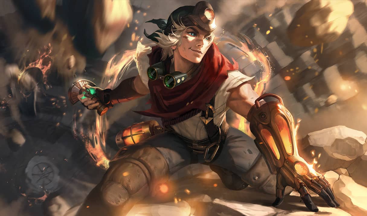 Ezreal spéléologue