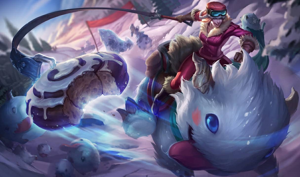 Sejuani chevaucheuse de Poro