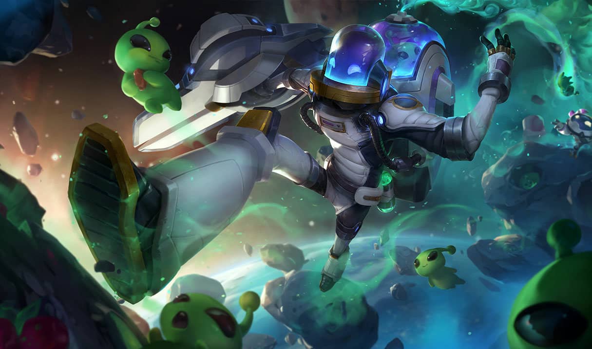 Singed astronaute